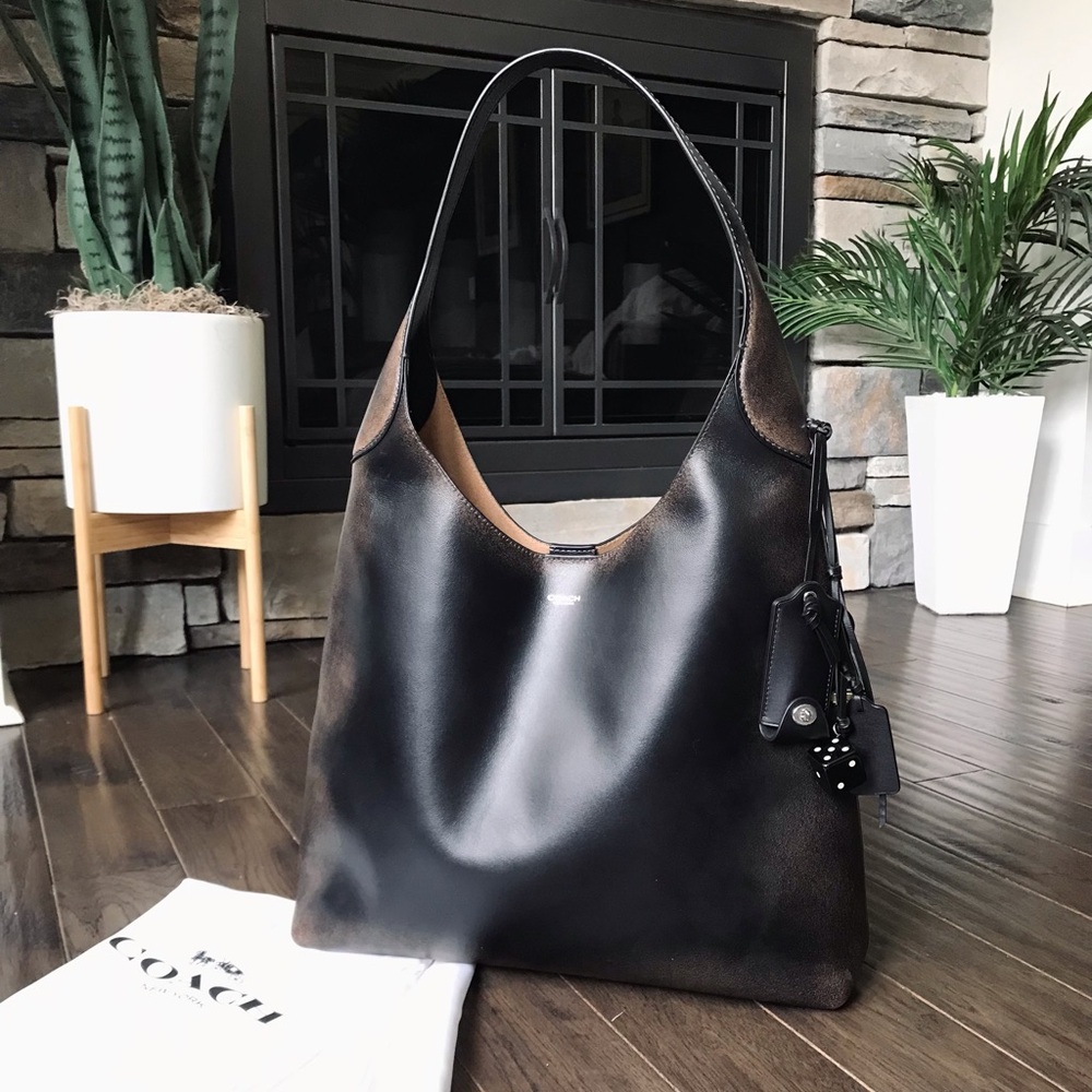 Coach Brooklyn 39 Loved Leather Shoulder Bag CBH42
